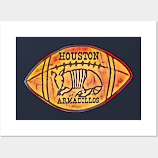 Houston Armadillos Football Posters and Art